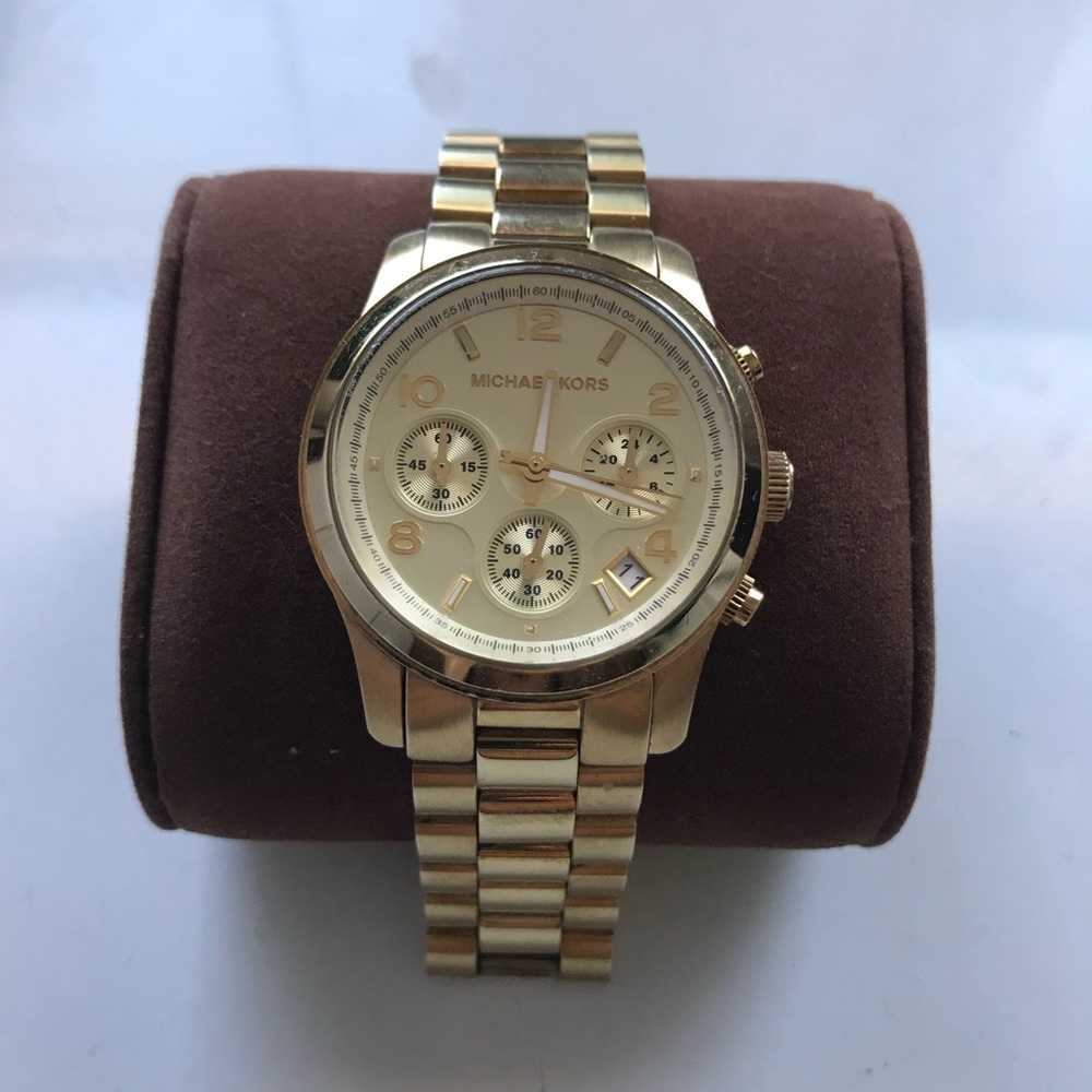 Michael Kors Runway Gold Tone Watch